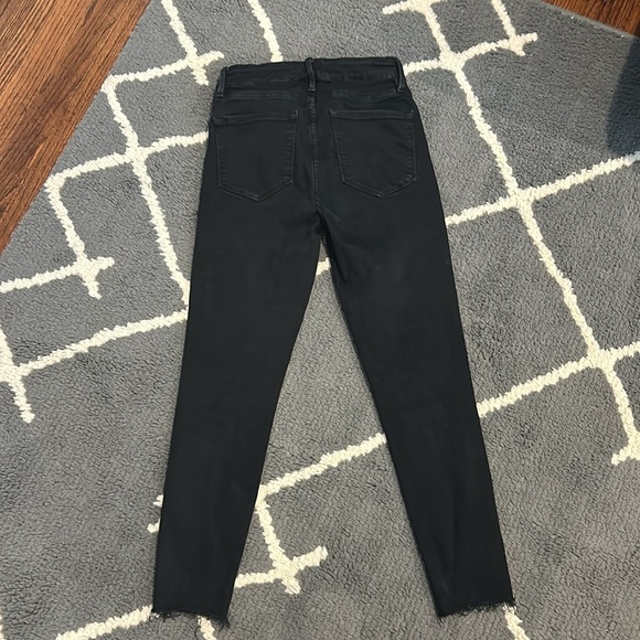 Frame Le One Skinny Black Jeans Size 1 - Picture 7 of 8